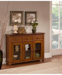 KB C1243 31 x 42 x 12 in. Console Table - Walnut