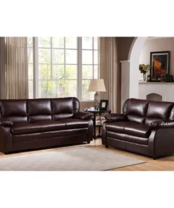 KB 909BR-S 36 x 74 x 31 in. Living Room Sofa - Brown