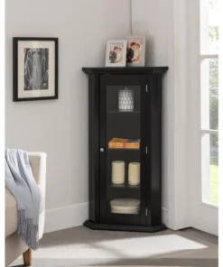 Inroom Furniture Designs K1702 Console Table - Black; 42 x 23 x 15 in.