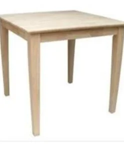 Concept International InternationalConcepts INTC609 Solid Wood Top Table - Shaker Legs