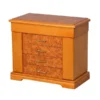 Mele Designs 03460T Greta Wooden Jewelry Box; Burlwood Oak