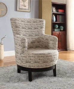 Nathaniel Home Gianna Swivel Print Accent Chair