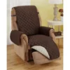 212 Main 702608 Recliner Furniture Protector; Chocolate & Tan
