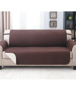 212 Main 702639 XL Sofa Reversible Furniture Protector; Chocolate & Tan