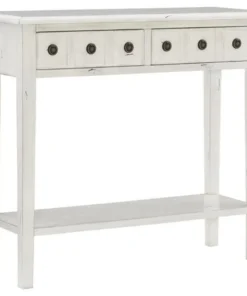 Powell D1312A19C 38 in. Sadie Console Table; Cream