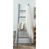 Progressive Furniture A212-10G 68 x 24 x 3 in. Millie Blanket Ladder - Distressed Gray