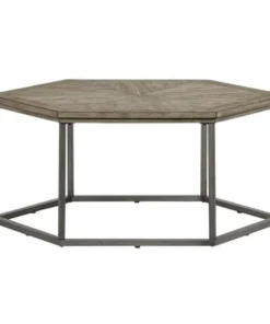 Progressive Furniture T379-01 Adison Cove Ash Blonde Hexagon Cocktail Table