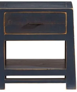 Progressive Furniture A712-69N Bedroom Nightstand; Navy Blue