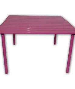 Aspen 855693003049 27 x 27 x 16 in. Table in A Bag A2716F Low Aluminum Portable; Pink