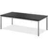 Basyx BSXHML8852P Metal Leg Coffee Table - Black