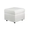 Karla Dubois 628-163-OT02 Soho Ottoman; White