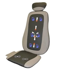 Carepeutic KH283 Op-Comfort Shiatsu and Rolling Massage Cushion; Vibration and Heat