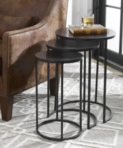 212 Main W23000 17 x 17 x 24 in. Furniture Nesting Table - Set of 3