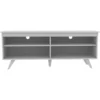 Walker Edison Furniture Co Walker Edison W58SCCWH 58 in. Wood Simple Contemporary Console - White