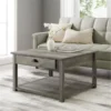 Walker Edison Furniture Co Walker Edison AF30CYSQCTGW 30 in. Square Country Coffee Table; Grey Wash