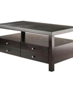 Winsome 92643 18.27 x 40 x 23.03 in. Copenhagen Coffee Table; Espresso