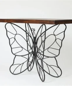 Luxenhöme LuxenHome Butterfly Accent Entryway Console Table
