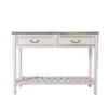 Winsome House Luxen Home Vintage Wood and Metal Console Table