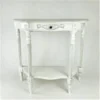 Wayborn JC008W 32 x 34 x 14 in. Demilune Console Table - White