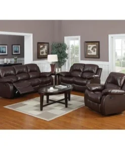 Myco Furniture Inc Myco Furniture 1070S-BRN Brown Kaden Bonded Leather Sofa