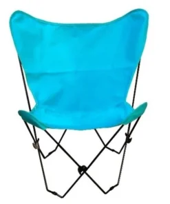 Algoma Net Company 405351 Butterfly Chair and Cover Combination with Black Frame - Teal