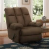 Dorel Living 75-3MC Padded Massage Recliner; Chocolate