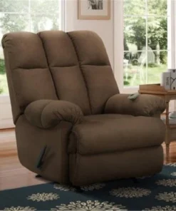 Dorel Living 75-3MC Padded Massage Recliner; Chocolate