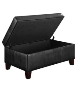 Dorel Living WM3051E-DKE Rectangle Storage Ottoman; Espresso