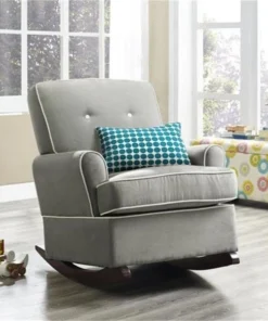 Baby Relax DA6727RO-GR Tinsley Rocker Chair; Gray