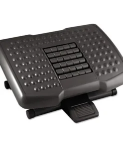 Kantek Inc Kantek FR750 Premium Adjustable Footrest With Rollers Plastic 18w x 13d x 4h Black