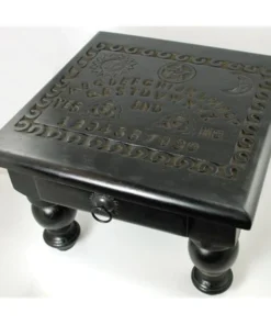 AzureGreen RAT633 Spirit Board Altar Table With Drawer 12 in. X 12 in. X 9 in.