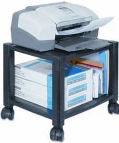 Kantek Inc Kantek PS510 Two-Shelf Mobile Printer Stand 17 x 13-1/4 x 14-1/8 Black