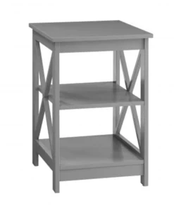 Oxford 203085GY End Table; Gray