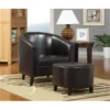 Coaster 900240 Accent Chair with Ottoman