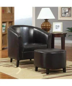 Coaster 900240 Accent Chair with Ottoman