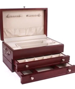 American Chest J02M First Lady Two Drawer Jewel Chest; Mahogany
