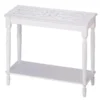 Eastwind Gifts 34709 White Wood Console Table