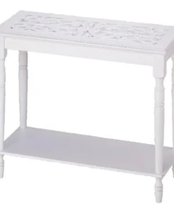 Eastwind Gifts 34709 White Wood Console Table