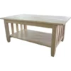 International Concepts BJ6TC Mission Tall Coffee Table