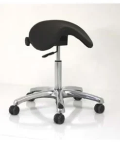 Jobri F1465-BK BetterPosture Saddle Ergonomic Height Adjustment Chair Seating - Black