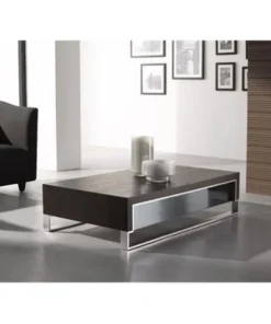 J&M Furniture J & M Furniture 175152 Modern Coffee Table 888 - Dark Oak