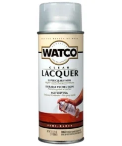 Zinsser Rustoleum 63181 11.25 Oz Clear Lacquer Semi Gloss Wood Finish Spray
