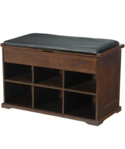 Comfortcreator Wooden Shoe Bench