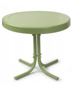 Crosley CO1011A-GR Retro Metal Side Table in Oasis Green