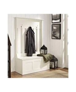 Crosley CF6001-WH Ogden Entryway Hall Tree in White