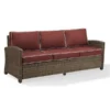 Seatsolutions Bradenton Sofa with Sangria Cushions