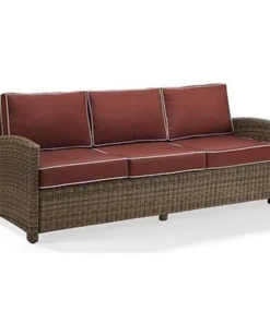 Seatsolutions Bradenton Sofa with Sangria Cushions