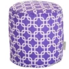 Majestic Home Goods Majestic Home Purple Links Small Pouf