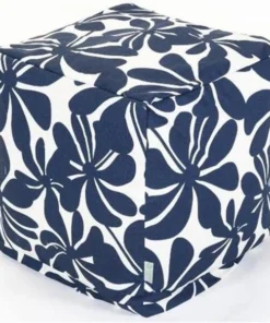 Majestic Home Goods Majestic Home Navy Blue Plantation Small Cube