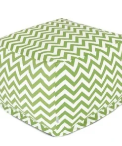 Majestic Home Goods Majestic Home Sage Chevron Large Ottoman